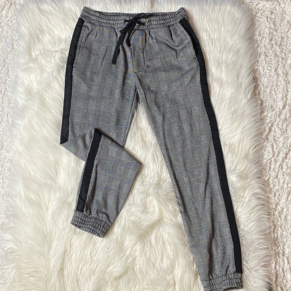 Plaid joggers